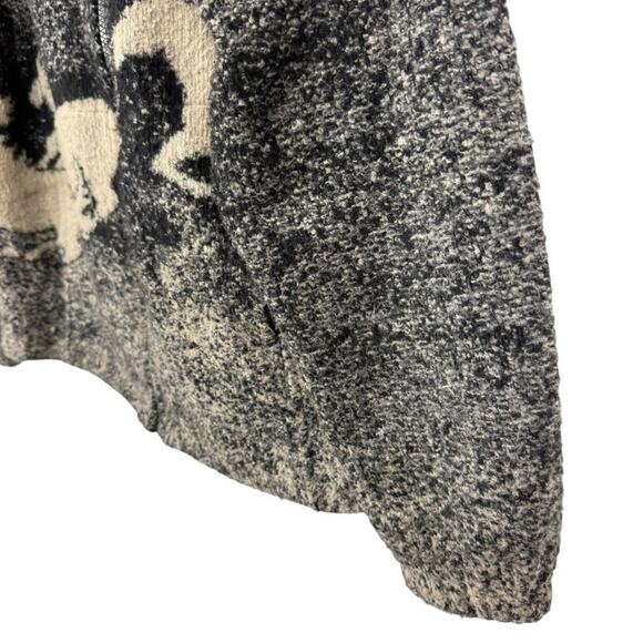 Bear Ridge Outfitters Fleece Full Zip USA Made Horse Mens Jacket Vintage sz M - Picture 8 of 16